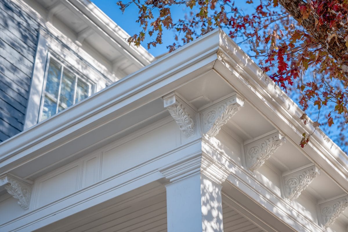 Fascia and Soffit Painting: What It Is and Why It Matters 3 Beautifully painted fascia and soffit on residential home exterior