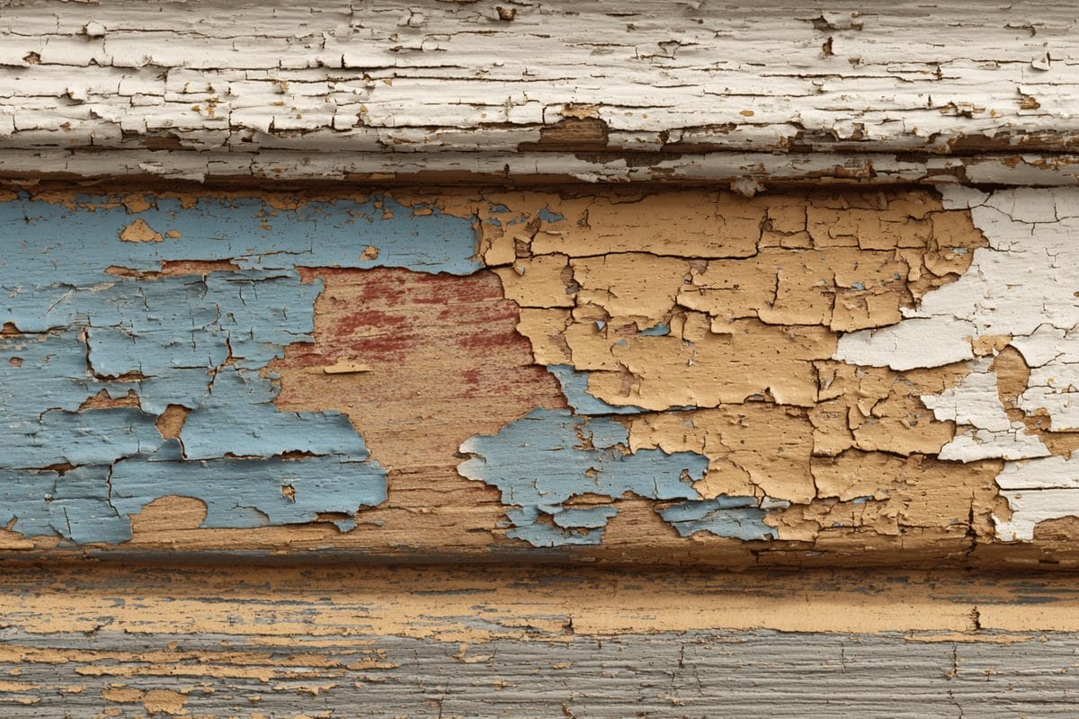 5 Signs It's Time to Repaint Your Home's Exterior 2 Peeling and cracked paint showing moisture intrusion