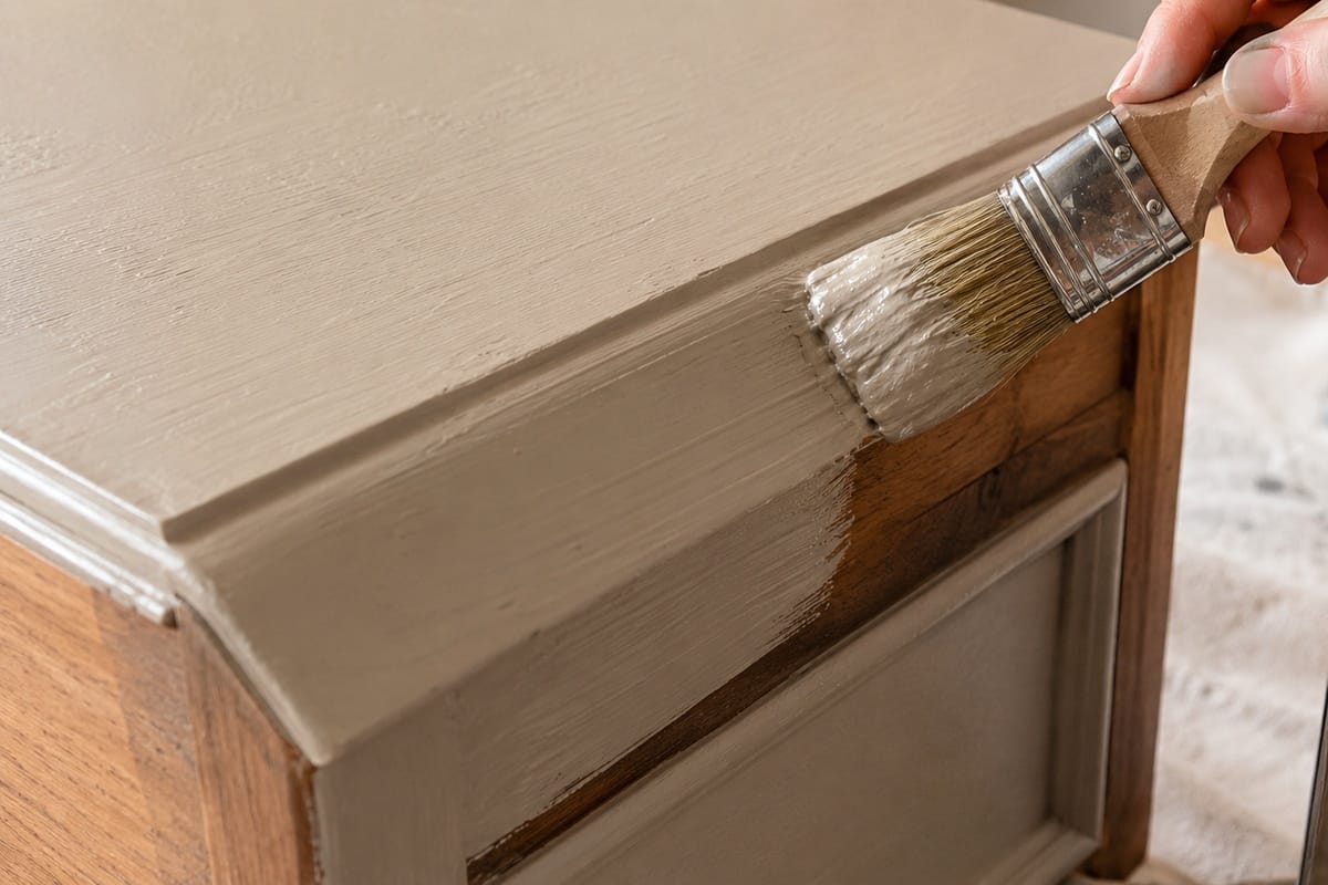 Chalk Paint on Furniture: Is It Worth the Hype? 3 Distressed chalk paint furniture showing sanded edges and worn finish detail