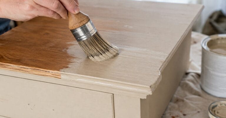 chalk paint on furniture featured