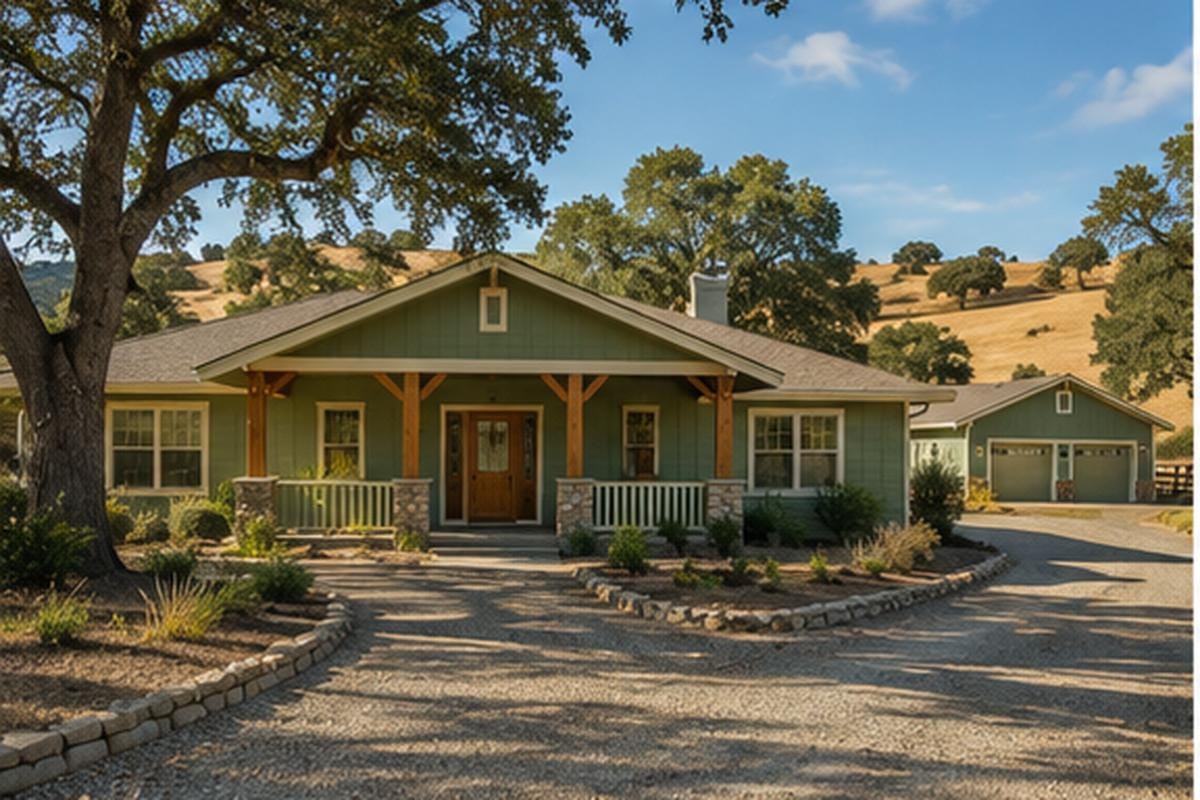 House Painters in Loomis CA: What Homeowners Need to Know 2 Loomis ranch-style home with freshly painted exterior