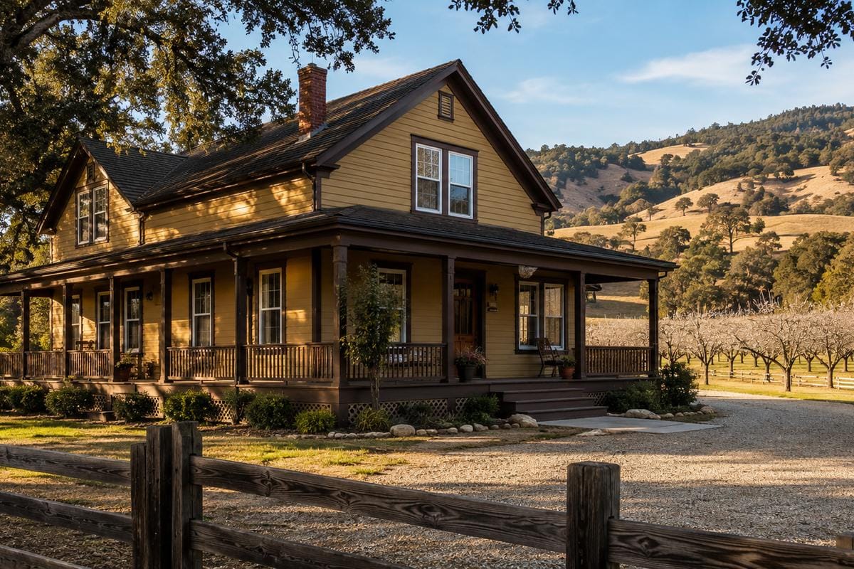 House Painters in Newcastle CA: Local Painting Services 1 Older wood-sided Newcastle home with professional exterior painting
