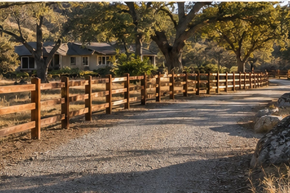 Professionally stained fencing in Penryn residential property